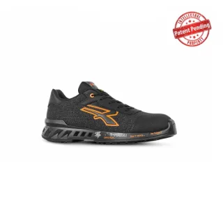 Upower Bruce S ESD Calzado de Seguridad Super Ligeros - Talla 35 - Nylon Transpirable, Proteccion Anti-Abrasion, Suela Antideslizante, Anti-Perforacion, Puntera AirToe Aluminium, S1PS FO SR