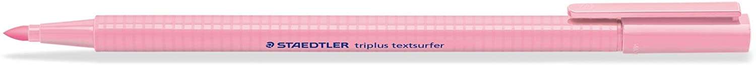 Staedtler Triplus Textsurfer 362 Rotulador Fluorescente - Trazo entre 1 a 4mm aprox. - Tinta Base de Agua - Color Carmin Claro · Pack de 10 uds.