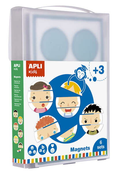 Apli Magnet Emociones XXL - Tamaño 50x70 - Iman de Alta Resistencia - Diseño con Emociones Variadas