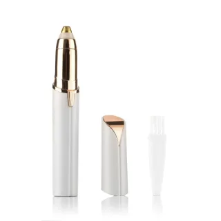 Innovagoods Depilador Electrico Inalambrico - Incluye Cepillo de Limpieza - Luz LED - 2x12.5cm - Color Blanco