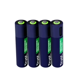 Trust Pack de 4 Pilas Recargables 500 mAh AAA