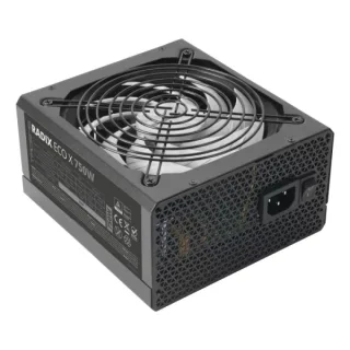 Tacens Radix Eco X 750 Fuente de Alimentacion 750W ATX - PFC Activo - Ventilador 140mm de 12dB - 80 Plus Silver - 160x150x85mm - Color Negro