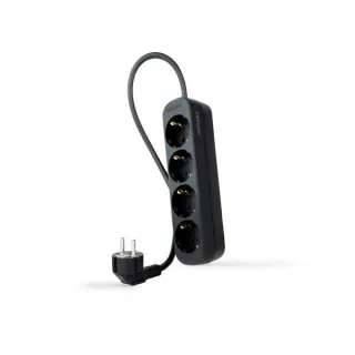 Nanocable Regleta de Enchufes 4 Tomas 1.4 m Negro