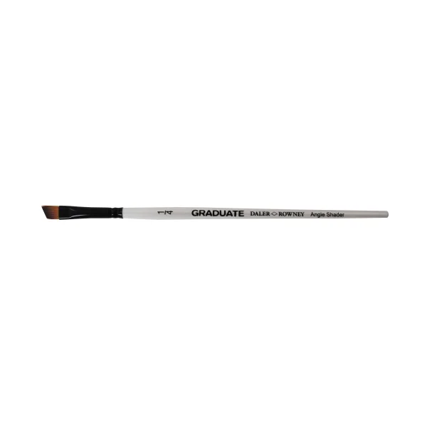 Daler Rowney Graduate Pincel Multitecnica - Pelo Sintetico - Mango Corto - Sombreador Angular 1/4"