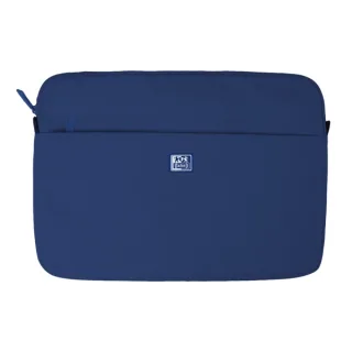 Oxford Young Proof B-Case Funda para Portatiles hasta 16" - RPET Reciclado - Bolsillo Frontal con Cremallera - Acolchado y Suave - 375x265x20mm - Color Azul Marino
