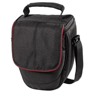 Hama Start-Up Bolso para Camara 110 Colt SLR - Bandolera - Peso Ligero - Asa de Mano - 15x10x16.5cm - Color Negro y Rojo