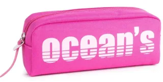 Oceans Wave California Estuche de 1 Cremallera - Tirador Ergonomico - Color Fucsia
