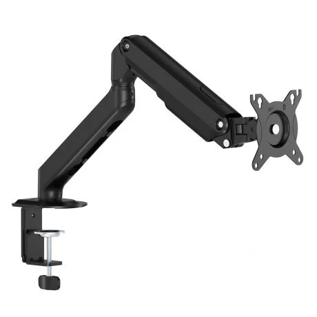 Ewent EW1492 Soporte de Mesa para Monitor/TV - De 17" a 34" - Piston de Gas - Giratorio e Inclinable - Peso Max 9Kg - VESA Max 100x100 - Color Negro