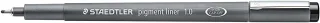 Staedtler Pigment Liner 308 Rotulador Calibrado - Trazo 1mm - Secado Rapido - Color Negro · Pack de 10 uds.