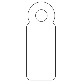 Apli Etiquetas Colgantes Blancas 7 x 19mm 1.000 U.