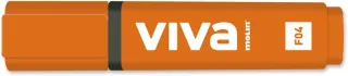 Molin Viva Marcador Fluorescente - Trazo entre 1 y 5mm - Tinta con Base de Agua - Color Naranja · Pack de 10 uds.