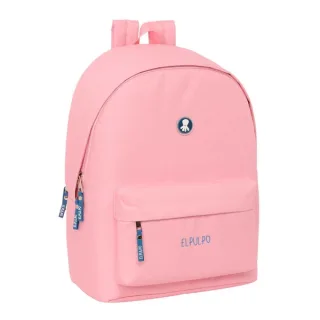 Safta el Pulpo Mochila para Portatil hasta 15.6" - Antirrobo - Conector USB - Base Acolchada - Bolsillo Frontal - Tirador Doble - Hombreras Ergonomicas - 24.55L - 310x180x440mm - Color Rosa