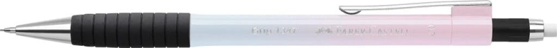 Faber-Castell Grip 1347 Flow Edition Blushing Sky Portaminas 0.7mm - Atractivo Diseño - Grip de Agarre - Goma de Borrar - Color Rosa/Azul Degradado · Pack de 12 uds.
