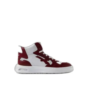 Upower Kalysta Calzado de Seguridad Alto - Talla 35 - Proteccion OB SR, Diseño Ergonomico, Suela Antideslizante - Color Blanco/Rojo