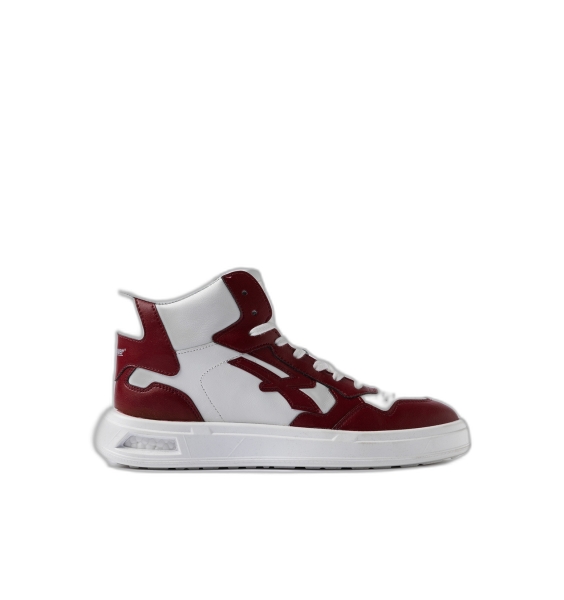Upower Kalysta Calzado de Seguridad Alto - Talla 35 - Proteccion OB SR, Diseño Ergonomico, Suela Antideslizante - Color Blanco/Rojo