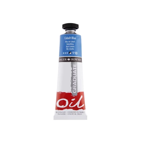 Daler Rowney Graduate Pintura al Oleo - Tubo de Aluminio - 38ml - Color Azul Cobalto