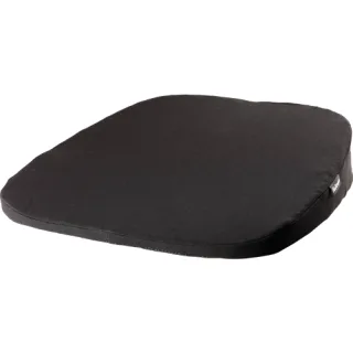 Fellowes Breyta Cojin de Asiento en Cuña - Espuma con Contenido Reciclado - Asa Incorporada - Funda de Tejido de Poliester 100% Reciclado - Certificado por FIRA - Color Negro