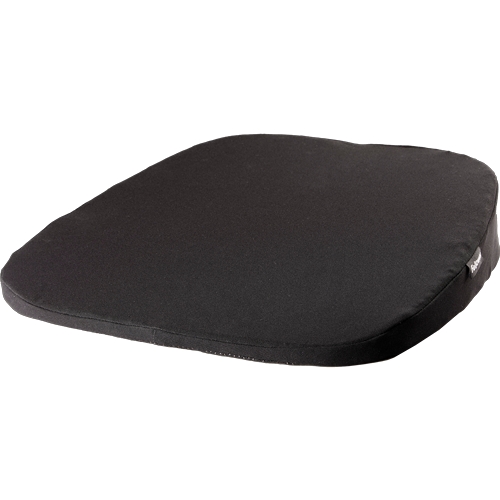 Fellowes Breyta Cojin de Asiento en Cuña - Espuma con Contenido Reciclado - Asa Incorporada - Funda de Tejido de Poliester 100% Reciclado - Certificado por FIRA - Color Negro