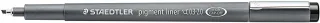 Staedtler Pigment Liner 308 Rotulador Calibrado - Trazo 0.3 - 2mm - Secado Rapido - Color Negro · Pack de 10 uds.