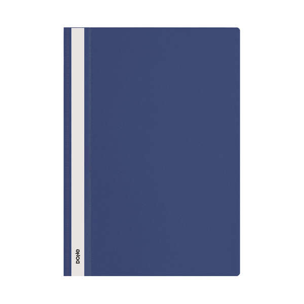 Dohe Dosier con Fastener - Tamaño A4 - Cubierta Transparente y Trasera Opaca - Fabricado en Polipropileno · Pack de 10 uds.