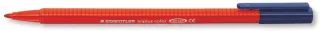 Staedtler Triplus Color 323 Rotulador de Punta Fina - Trazo 1mm Aprox - Tinta Base de Agua - Color Rojo · Pack de 10 uds.