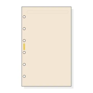 Finocam C343 Notas de Recambio para Agendas Classic - Liso - Formato 603 - 79x127x5mm - Color Crema