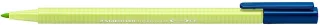 Staedtler Triplus Color 323 Rotulador de Punta Fina - Trazo 1mm Aprox - Tinta Base de Agua - Color Verde Lima · Pack de 10 uds.