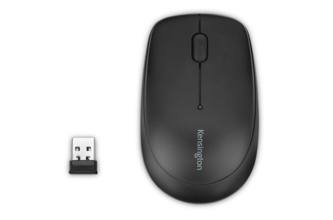 Kensington Pro Fit Raton Inalambrico 2,4Ghz - Sensor Laser 1200ppp - 3 Botones - Uso Ambidiestro - Rueda de Desplazamiento Comoda - Color Negro