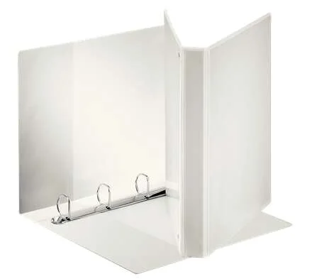 Esselte Canguro Plus Carpeta Canguro A4 de 4 Anillas de 25mm - Capacidad para 230 Hojas A4 (80 g/m²) - Color Blanco