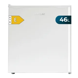 Cecotec GrandCooler 20000 SilentCompress White E Mini Frigorifico - Capacidad 46L - Compartimento Congelador - 48x45x48.7cm - Color Blanco