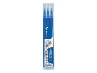 Pilot Pack de 3 Recambios para Frixion Ball / Frixion Clicker - Tinta Gel Borrable - Punta de Bola 0.7mm - Trazo 0.4mm - Color Azul · Pack de 12 uds.