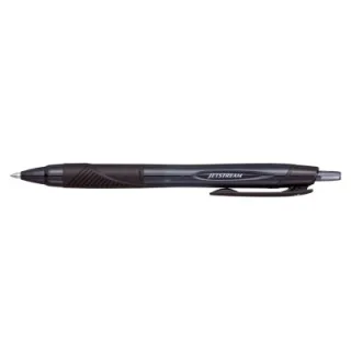 Uni-ball JetStream Sport SXN-157E Boligrafo Retractil - Punta de Bola 0.7mm - Trazo 0.35mm aprox. - Secado Instantaneo - Ideal para Zurdos - Color Negro · Pack de 12 uds.