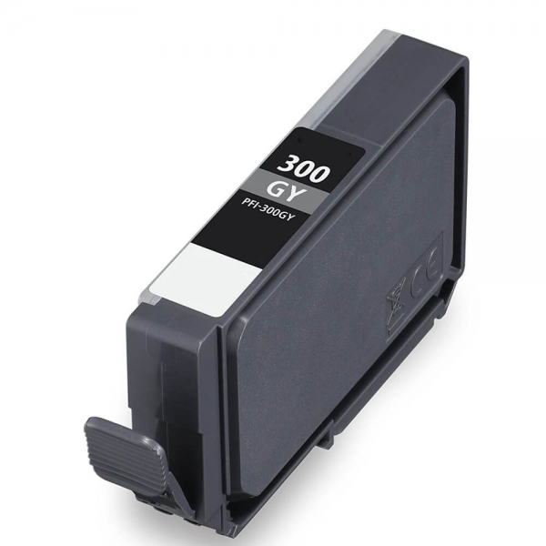 Canon PFI300 Gris Cartucho de Tinta Pigmentada Generico - Reemplaza 4200C001/PFI-300GY