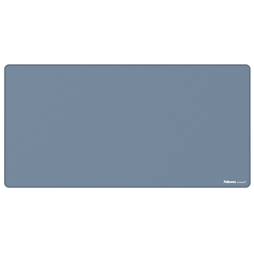 Fellowes Breyta Alfombrilla de Escritorio - Antideslizante - Proteccion Antimicrobiana - Antirreflectante - Fabricado con Material Reciclado - 40x80x0.25cm - Color Azul