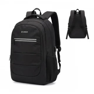 Subblim City Plus Mochila para Portátil 16" - Capacidad 26L - Resistente al agua - Puerto USB-C - Bolsillo Reflectante - Color Negro