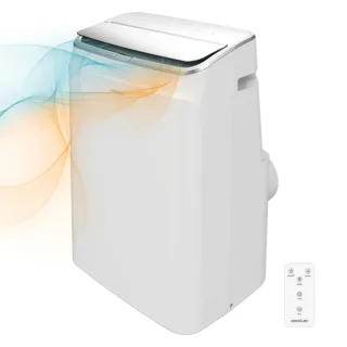 Cecotec ForceClima 1260 Aire Acondicionado Portatil - 1350W - 3000 Frigorias - 12000 BTU - Bomba de Calor - Silencioso - Cobertura hasta 28m2 - 5 Modos - Clasificacion Energetica A - Color B