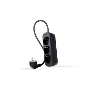 Nanocable Regleta de Enchufes 3 Tomas 1.4 m Negro