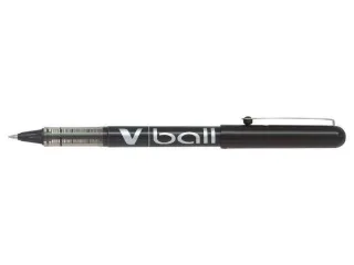 Pilot Boligrafo de tinta liquida V Ball 05 Rollerball - Punta de bola redonda 0.5mm - Trazo 0.3mm - Color Negro · Pack de 12 uds.