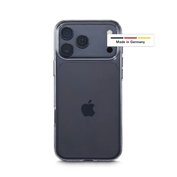 Hama Always Clear Funda para iPhone 17 Pro Max - Antideslizante - Poliuretano Termoplastico - Bordes Elevados - Color Transparente