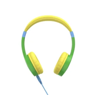 Hama Kids Guard Auriculares con Microfono - Cable 1.2m - Jack 3.5mm - Diadema Ajustable - Color Verde