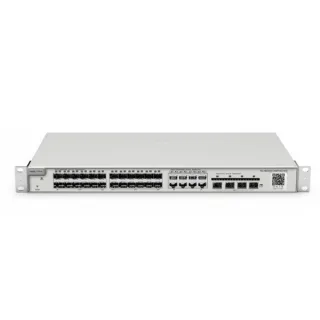 Ruijie RG-NBS3200-24SFP/8GT4XS Switch Gestionado en Capa 2 - Montaje en Rack 1U - 8 Puertos Ethernet hasta 1Gbps - 24x SFP hasta 1Gbps - 4x SFP+ hasta 10Gbps - Carcasa de Acero - Color Acero