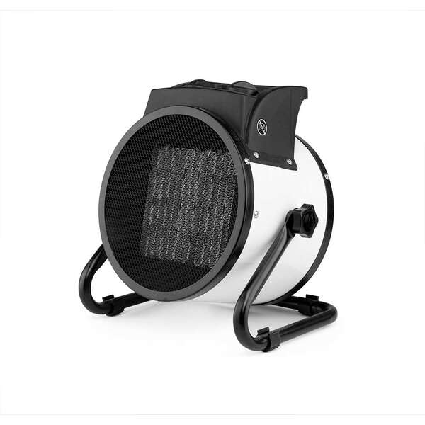 Orbegozo FHR 3055 Calefactor Ceramico Profesional - Potencia Instantanea de 3000W - Termostato Ajustable - Funcion Ventilador - Resistente Cuerpo Metalico - Proteccion contra Sobrecalentamie