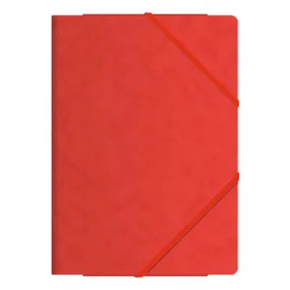 Dohe Carpeta de Gomas con Tres Solapas - Tamaño Folio - Fabricada en Cartulina de Primera Calidad - Plastificada - Cierre con Gomas Planas · Pack de 10 uds.