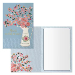 Dohe Pack de 6 Tarjetas de Felicitacion de San Valentin - 11.5x17cm - Impresas a Todo Color - Estampaciones con Pelicula de Color - Estampacion en Seco - Papel Offset Blanco de 300gr - Inclu
