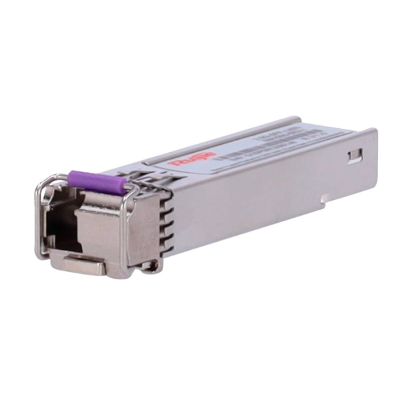 Ruijie 2.5G-SFP-LX03-SM1550-BIDI-I Modulo Transceptor SFP - Fibra Optica hasta 3km - Velocidad hasta 2.5Gbps - Bidireccional - Color Acero
