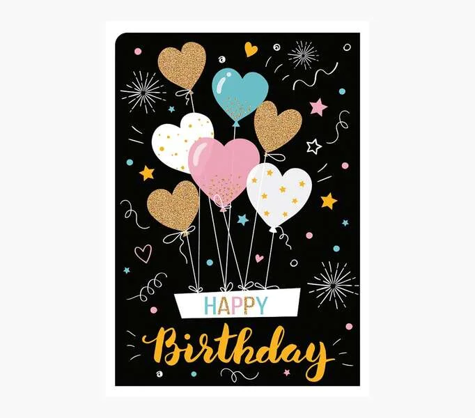 Pictura Tarjeta Zig-Zag - 15x22cm - Tematica Corazones - Triptica sin Envoltorio - Incluye Sobre Blanco - Papel con Certificacion FSC