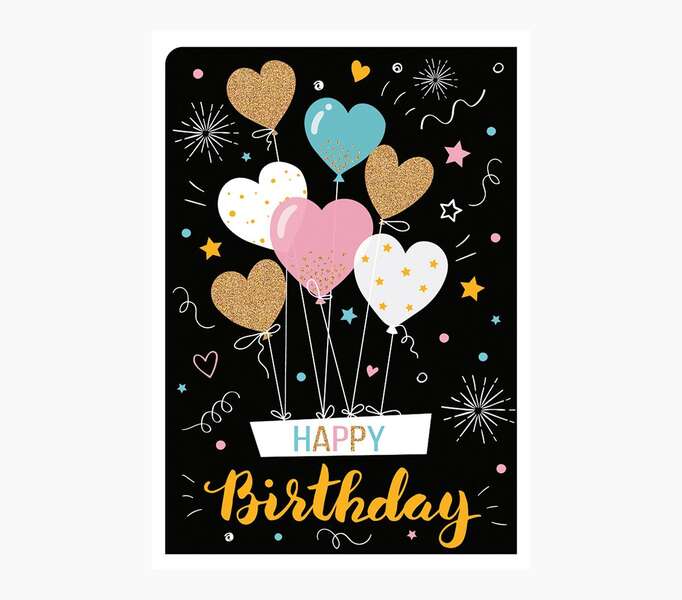 Pictura Tarjeta Zig-Zag - 15x22cm - Tematica Corazones - Triptica sin Envoltorio - Incluye Sobre Blanco - Papel con Certificacion FSC
