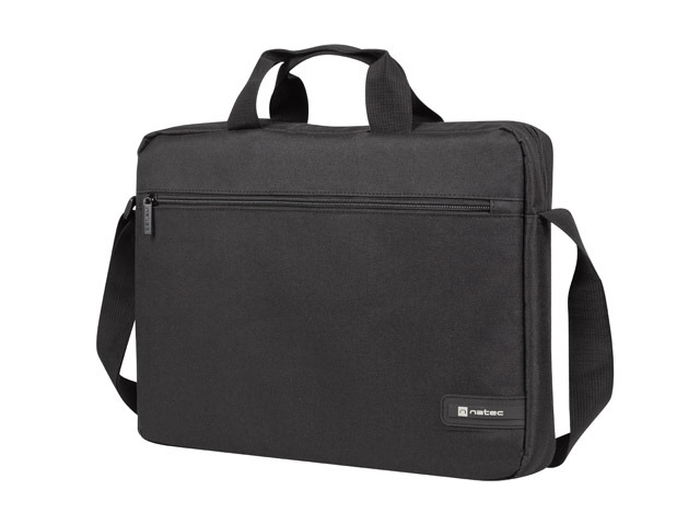 Natec Wallaroo 2 Maletin para Portatiles de 15.6" + Raton Inalambrico, 2 en 1 - Raton 1600Dpi Ergonomico - Color Negro