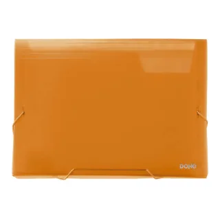 Dohe Clasificadores Acordeon de 13 Departamentos - Tamaño A4 Apaisado - Fabricados en Polipropileno Translucido de 700 Micras - con Cierre de Gomas
