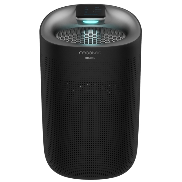 Cecotec BigDry 3000 PureLight Black Deshumidificador - 45W - Deposito de 1 Litro - 3 Procesos de Filtracion - Cobertura hasta 25m2 - 3 Velocidades Ajustables - Funcionamiento Silencioso - Co